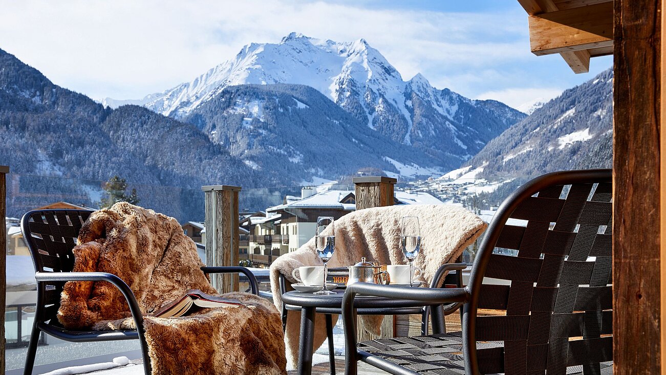 Top Aussicht im Winter