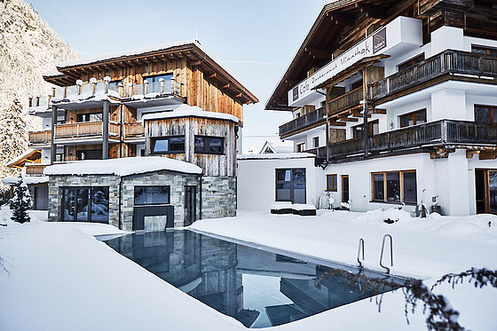 Heated outdoor pool